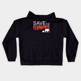 Save the Elephants Kids Hoodie